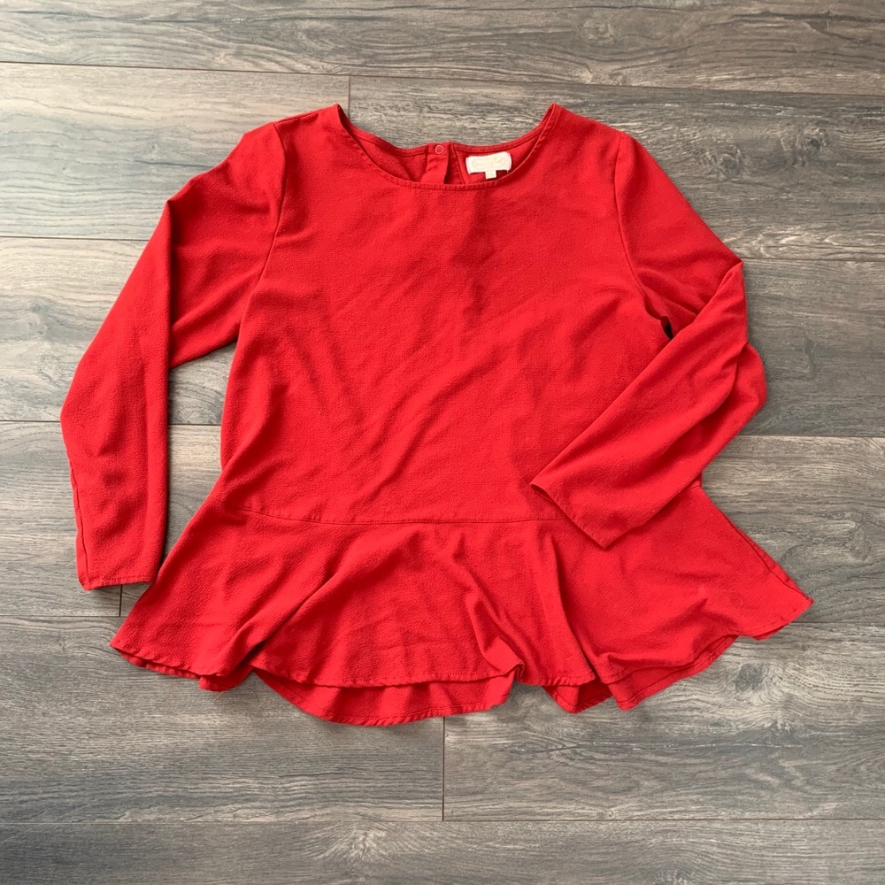 Mud Pie Peplum Shirt